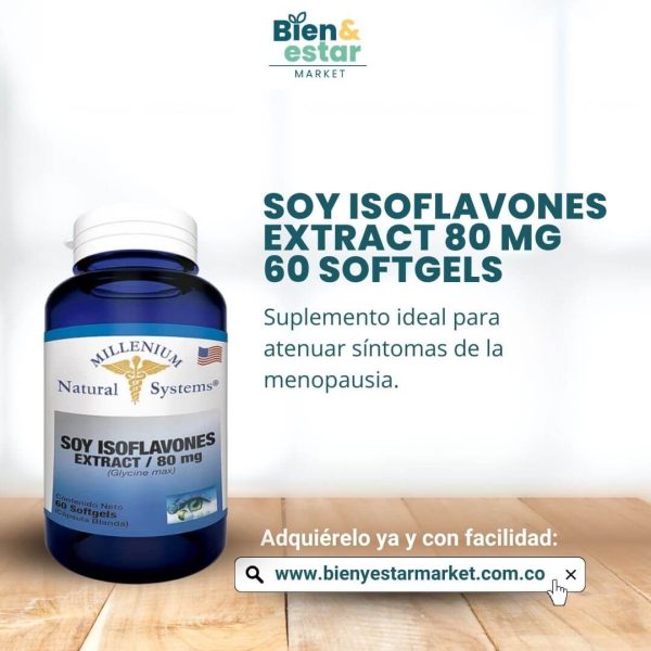 soy isoflavones para la menopausia con bien y estar market